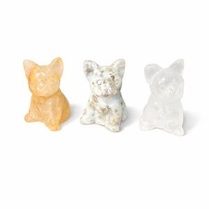 Choose One: Crystal Dog Carving